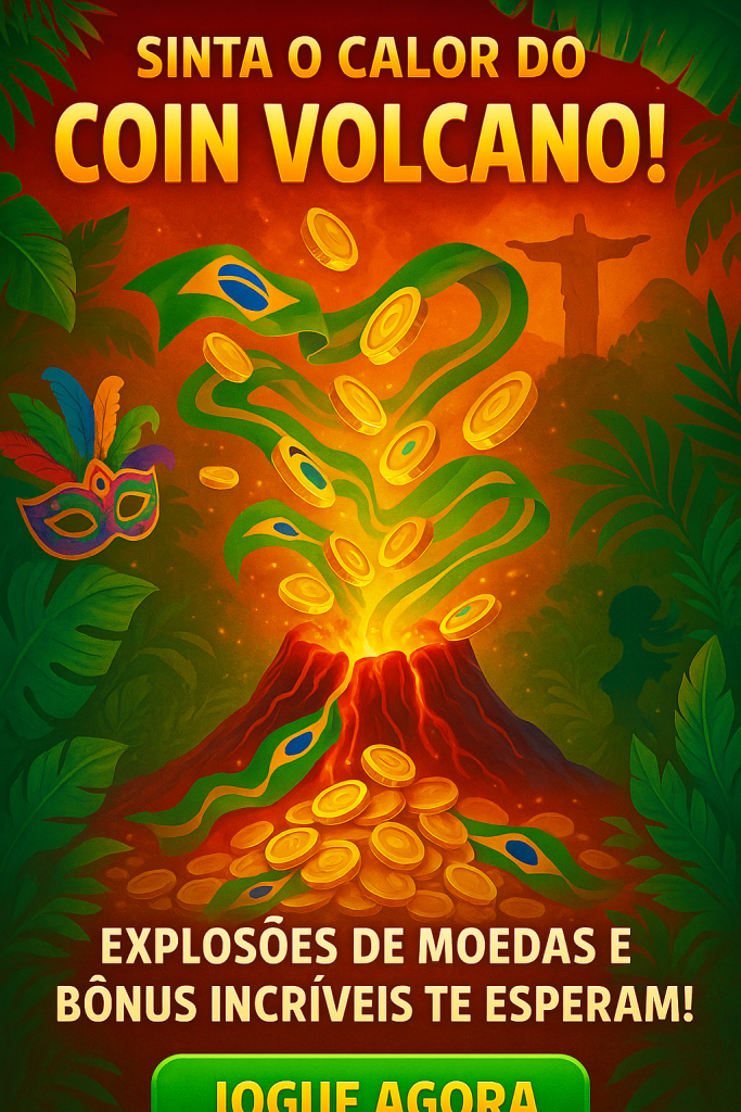 Coin Volcano Brasilian Promo Banner